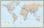 World Map Poster (32 X 50 Inches) - Paper: A Quickstudy Reference Tool
