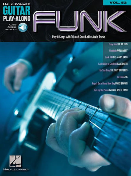 Funk Guitar Play-Along Volume 52 Book/Online Audio