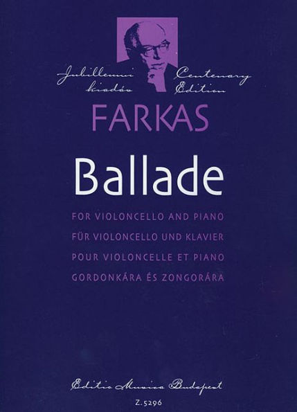 Ballade: Violoncello and Piano