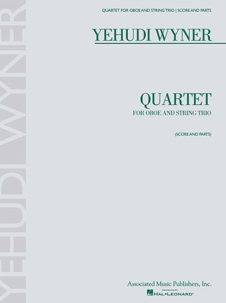 Quartet: for Oboe and String Trio - Score and Parts