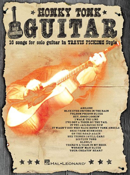 Honky Tonk Guitar: 16 Songs for Solo Guitar in 