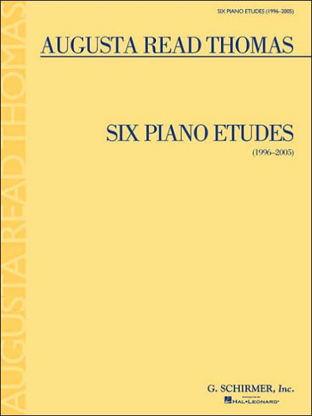 6 Piano Etudes (1996-2005): Piano Solo