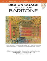 Title: Diction Coach - Arias for Baritone (with 2 CDs), Author: Hal Leonard Corp.