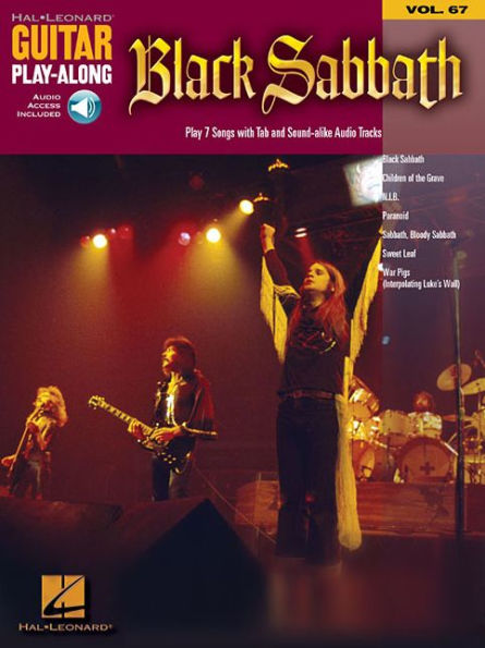 Black Sabbath Guitar Play-Along Volume 67 Book/Online Audio