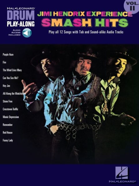 Jimi Hendrix Experience - Smash Hits - Drum Play-Along Volume 11 Book/Online Audio