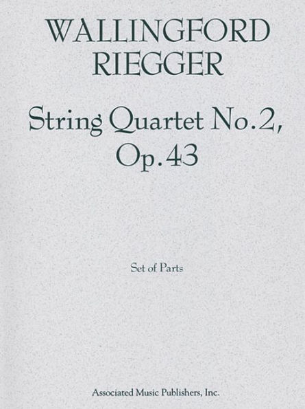 String Quartet No. 2, Op. 43: Set of Parts