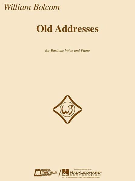 Old Addresses: for Baritone and Piano