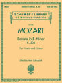 Sonata in E Minor, K304: Schirmer Library of Classics Volume 2068 for Violin and Piano