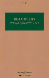 Title: String Quartet No. 3: Study Score, Author: Benjamin Lees