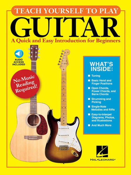 Teach Yourself to Play Guitar A Quick and Easy Introduction for Beginners Book/Online Audio