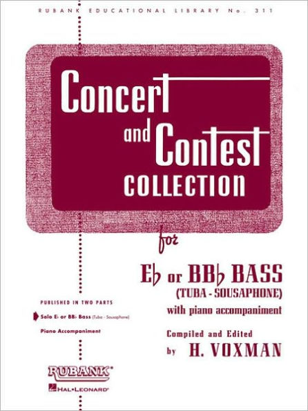 Concert and Contest Collection for Bass/Tuba (B.C.): Solo Book Only