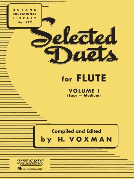 Selected Duets for Flute: Volume 1 - Easy to Medium