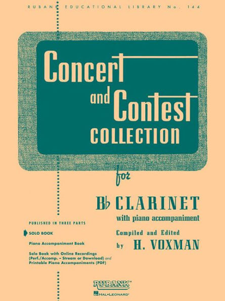Concert and Contest Collection - Bb Clarinet - Solo Part