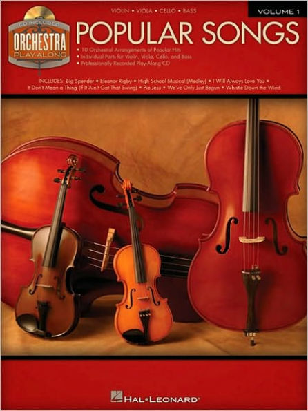 Popular Songs: Orchestra Play-Along, Volume 1