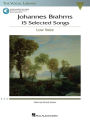 Johannes Brahms: 15 Selected Songs - Low Voice (Book/Online Audio)