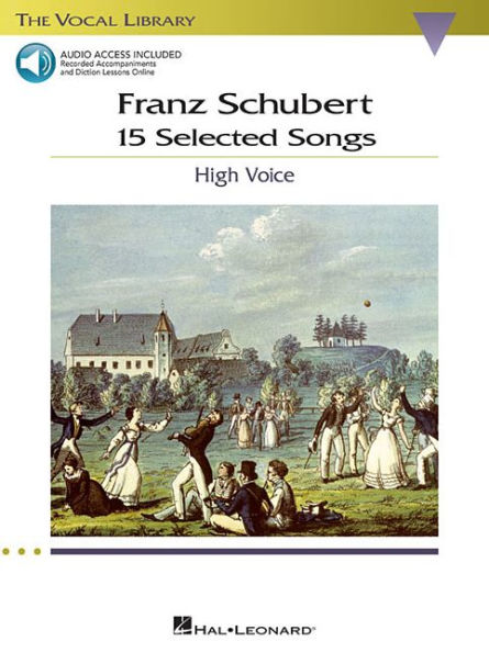 Franz Schubert: 15 Selected Songs Book/Online Audio