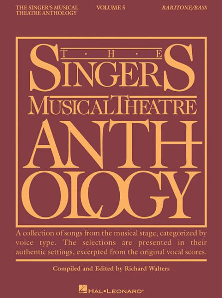 Singer's Musical Theatre Anthology - Volume 5: Baritone/Bass Book