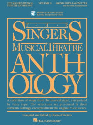 Title: Singer's Musical Theatre Anthology Mezzo-Soprano/Belter Volume 5 Book/Online Audio, Author: Richard Walters