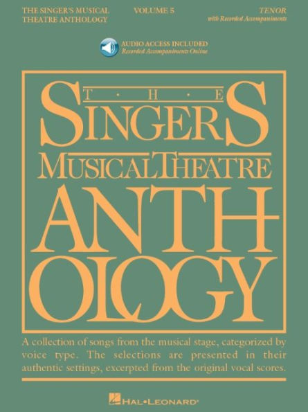 Singer's Musical Theatre Anthology - Tenor - Volume 5 (Book/Online Audio)