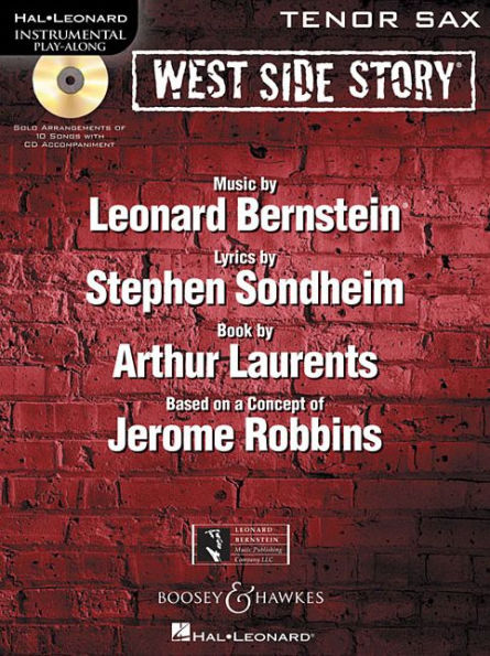 West Side Story for Tenor Sax: Instrumental Play-Along Book/CD