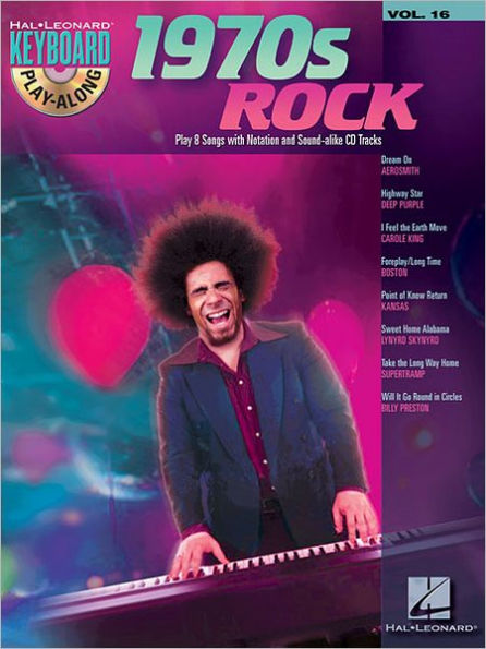 1970s Rock - Keyboard Play-Along, Volume 16