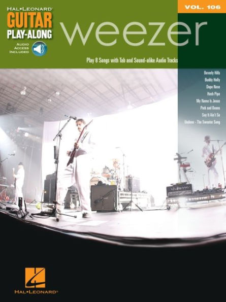 Weezer - Guitar Play-Along Volume 106 Book/Online Audio