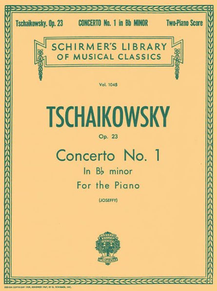 Concerto No. 1 in B-flat minor, Op. 23: Schirmer Library of Classics Volume 1045 Piano Duet