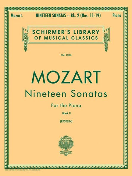 19 Sonatas - Book 2: English/Spanish Schirmer Library of Classics Volume 1306 Piano Solo