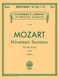 Title: 19 Sonatas - Book 2: English/Spanish Schirmer Library of Classics Volume 1306 Piano Solo, Author: Wolfgang Amadeus Mozart