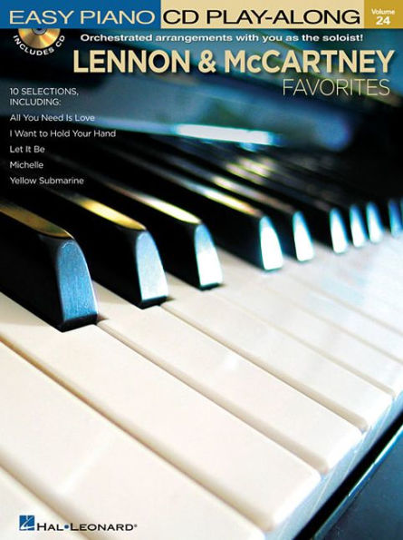 Lennon & McCartney Favorites: Easy Piano CD Play-Along Volume 24