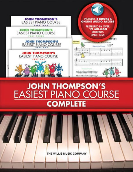 John Thompson's Easiest Piano Course Complete - Boxed Set (Book/Online Audio)