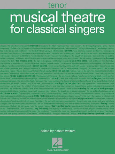 Musical Theatre for Classical Singers: Tenor, 48 Songs