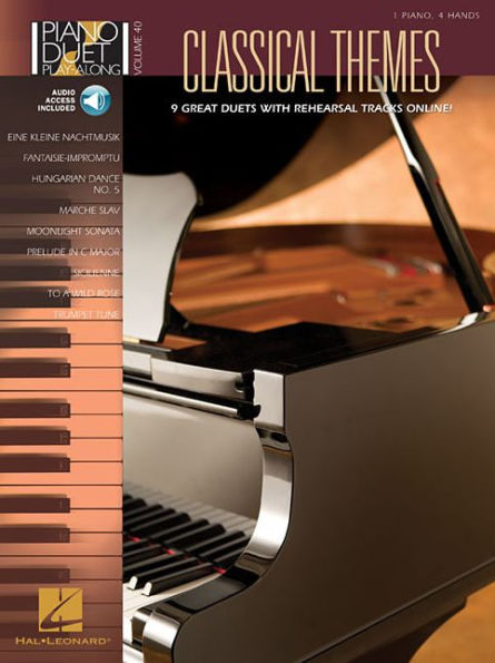 Classical Themes: Piano Duet Play-Along Volume 40
