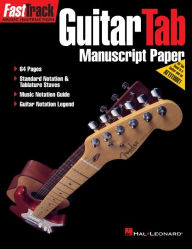 Title: FastTrack Guitar Tab Manuscript Paper, Author: Hal Leonard Corp.