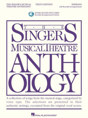 The Singers Musical Theatre Anthology Teens Edition Soprano Book With Online Audioother Format - 