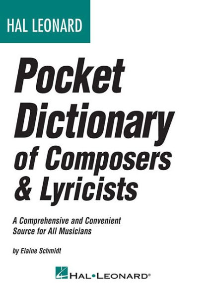 Pocket Composers and Lyricists