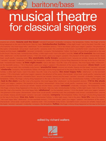 Musical Theatre for Classical Singers: Baritone/Bass, Accompaniment CDs