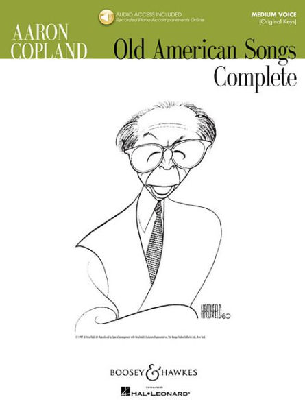 Aaron Copland: Old American Songs Complete Book/Online Audio