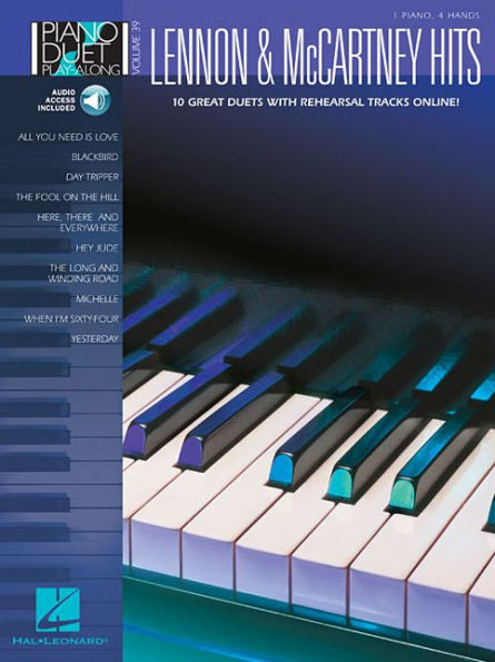 Lennon & McCartney Hits: Piano Duet Play-Along Volume 39