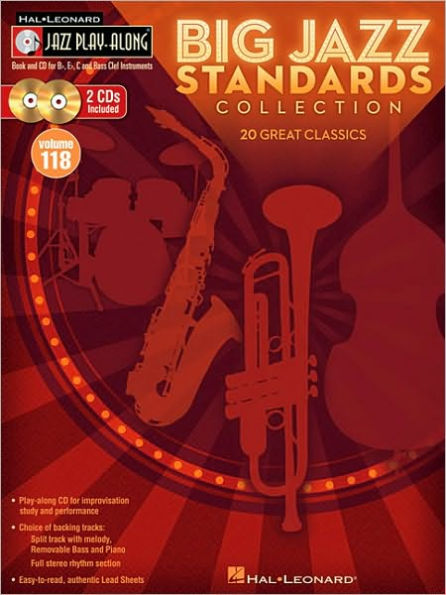 Big Jazz Standards Collection - Jazz Play-Along, Volume 118