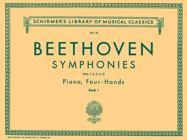 Symphonies - Book 1 (1-5): Schirmer Library of Classics Volume 10 Piano Duet