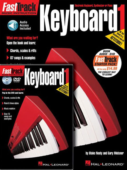 FastTrack Keyboard Method Starter Pack: Book/Online Audio/DVD Pack