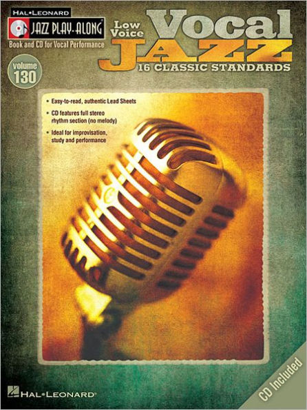 Vocal Jazz (Low Voice): Jazz Play-Along Volume 130
