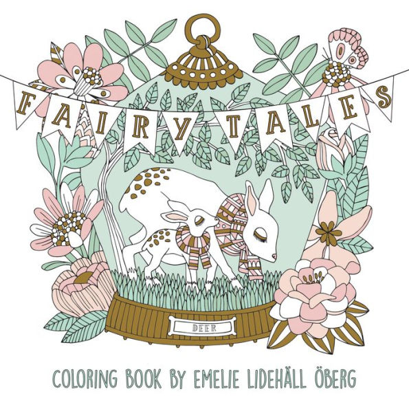 Fairy Tales Coloring Book: Published in Sweden as "Sagolikt"