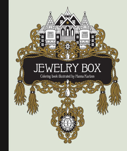 Jewelry Box Coloring Book: Published in Sweden as "Smyckeskrinet"