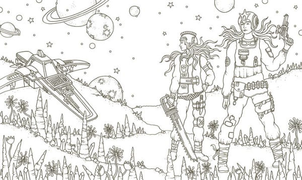 Grains of Gold Coloring Book