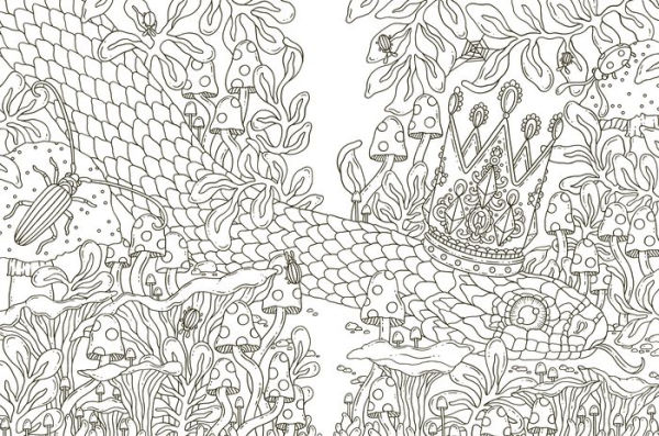 Tales from the Forest Kingdom Coloring Book