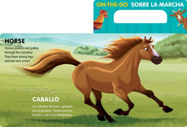 On-the-Go Farm Animals Bilingual Spanish