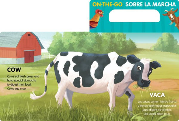 On-the-Go Farm Animals Bilingual Spanish