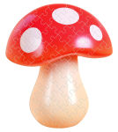 Alternative view 2 of Mushroom Jiggie Puzzle 53 Piece